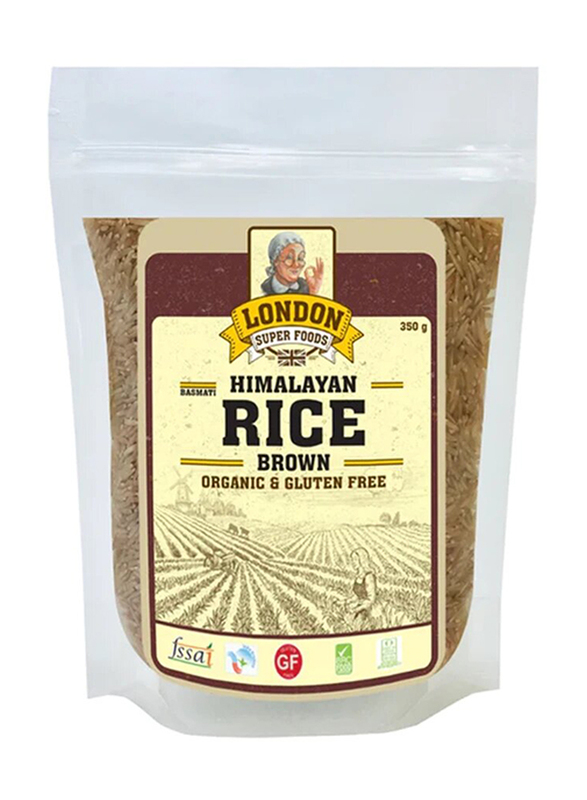 

London Super Foods Organic Himalayan Brown Basmati Rice, 350g