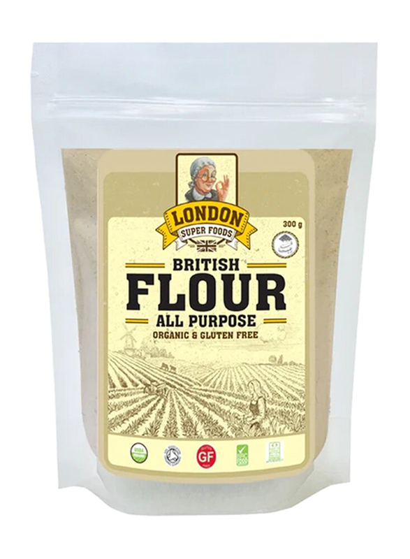 

London Super Foods Organic British All Purpose Flour, 300g