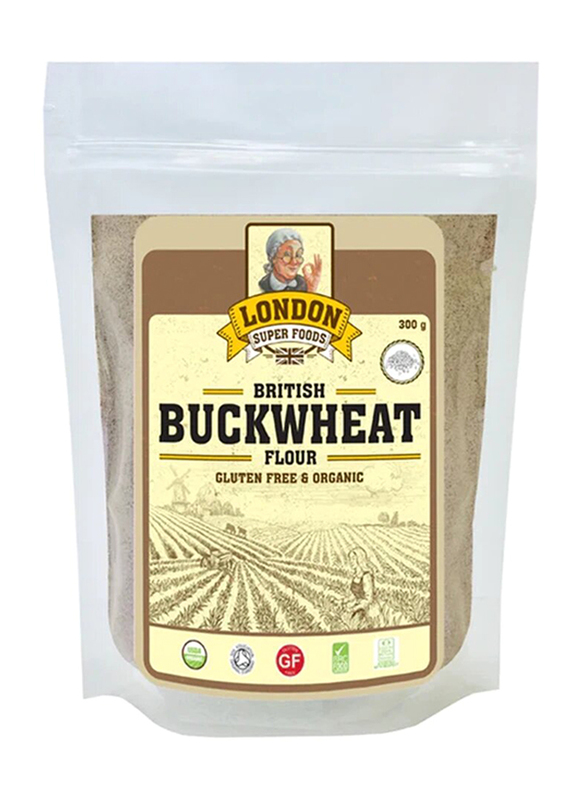 

London Super Foods Organic British Buckwheat Flour, 300g