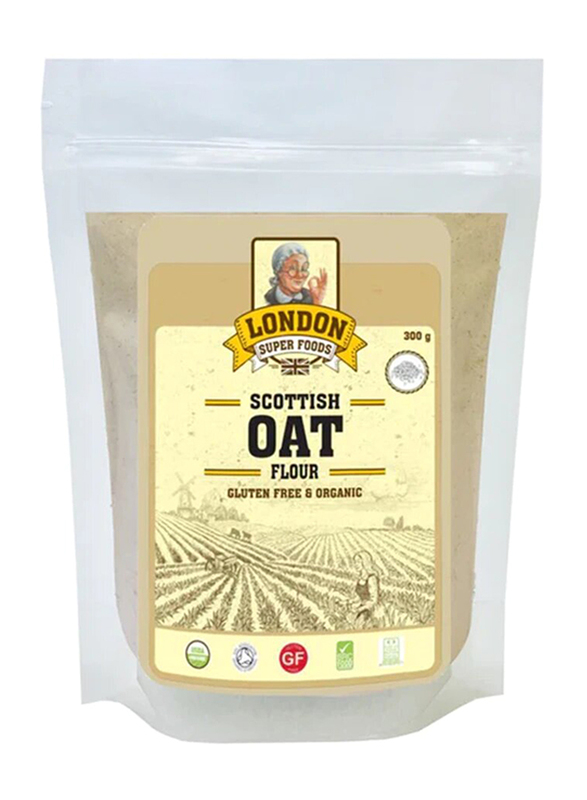 

London Super Foods Scottish Organic Oat Flour, 300g