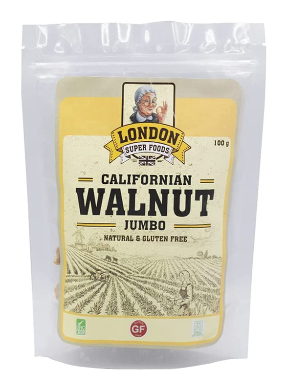 

London Super Foods Californian Natural Walnuts, 100g