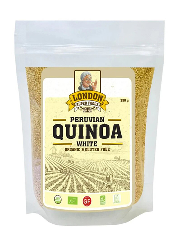 

London Super Foods Organic Peruvian White Quinoa, 350g