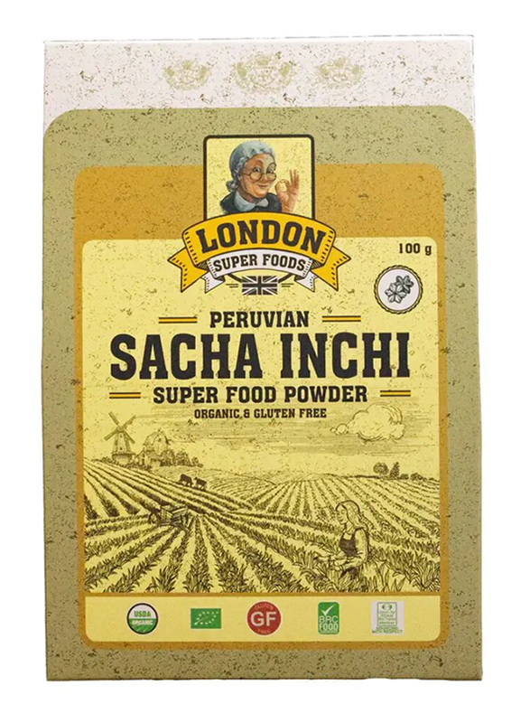 

London Super Foods Organic Peruvian Sacha Inchi Powder, 100g