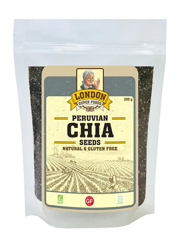 

London Super Foods Peruvian Natural Chia Seeds, 300g