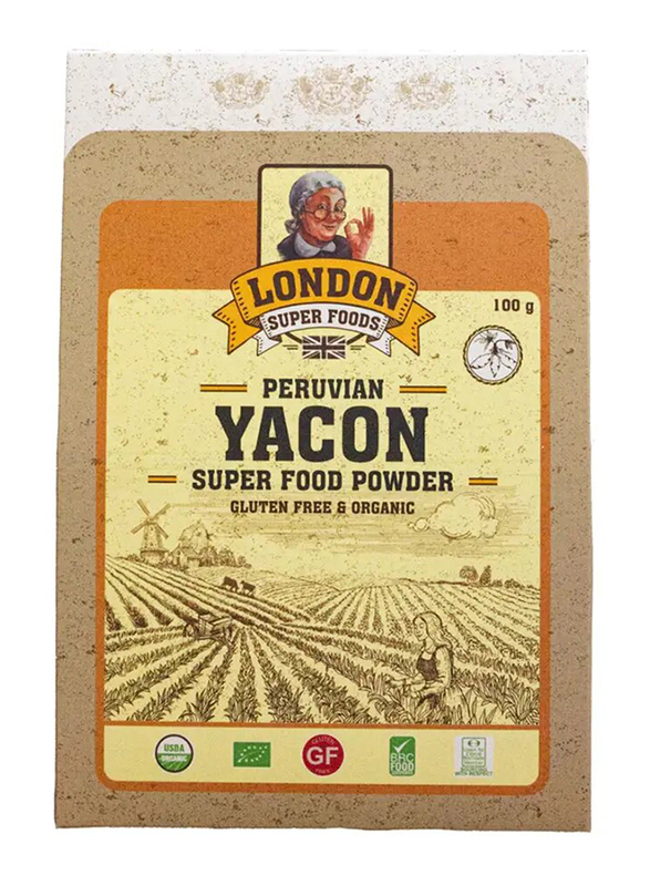 

London Super Foods Organic Peruvian Yacon Powder, 100g