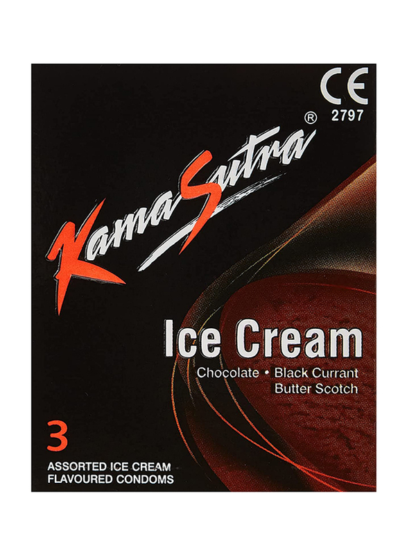 

Kamasutra Ice Cream Condoms, 3 Pieces