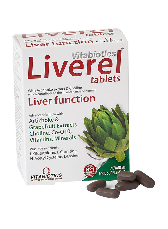 

Vitabiotics Liverel for Liver Health Food Supplement, 60 Tablets