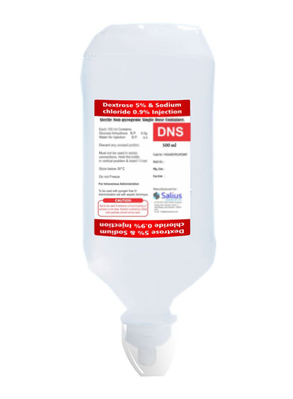 

Dextrose Sodium Chloride 0.9% IV Infusion, 500ml