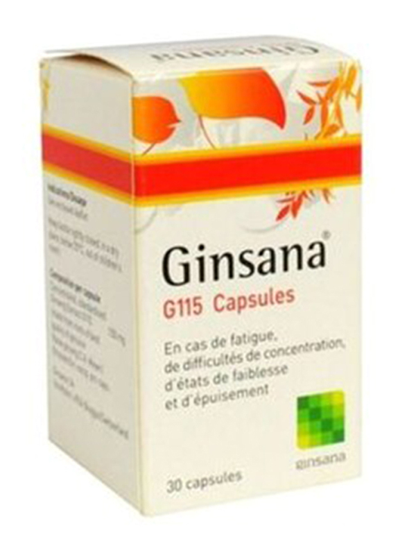 

Ginsana G115 Capsules, 30 Capsules