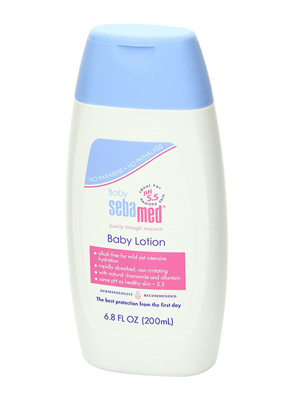 

Sebamed 200ml Baby Body Lotion with Camomile, White