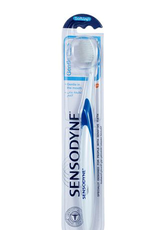 

Sensodyne Gentle Care Toothbrush, 1 Piece, White/Blue