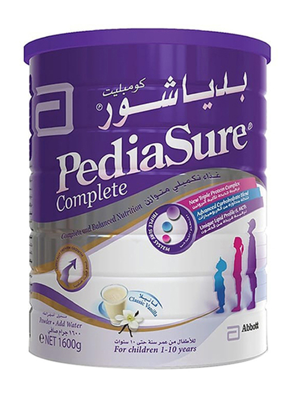 

PediaSure Complete Triple Sure Vanilla Formula Milk, 1-10 Years, 1600g