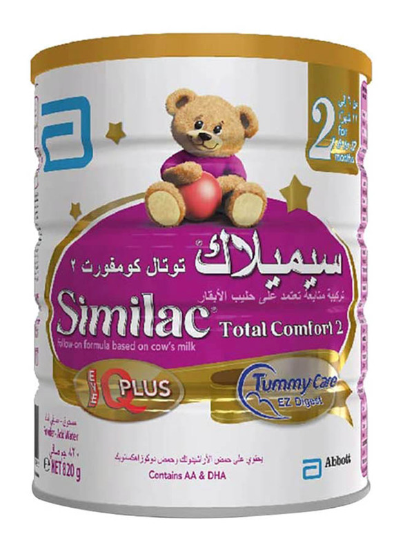 

Similac Total Comfort 2 Follow On Infant Formula Milk, 6-12 Months, 820g