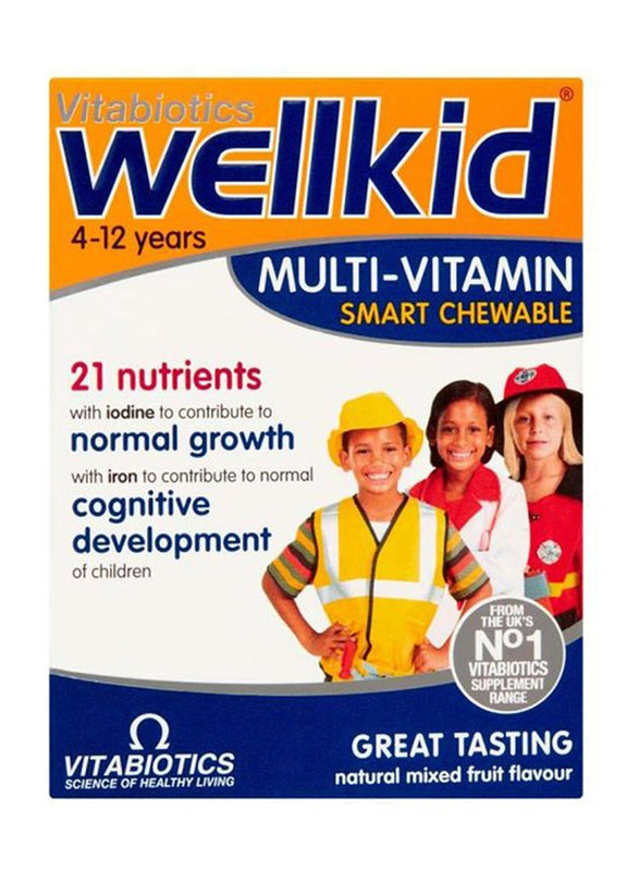 

Vitabiotics Wellkid Multi-Vitamins Smart Chewable, 30 Tablets