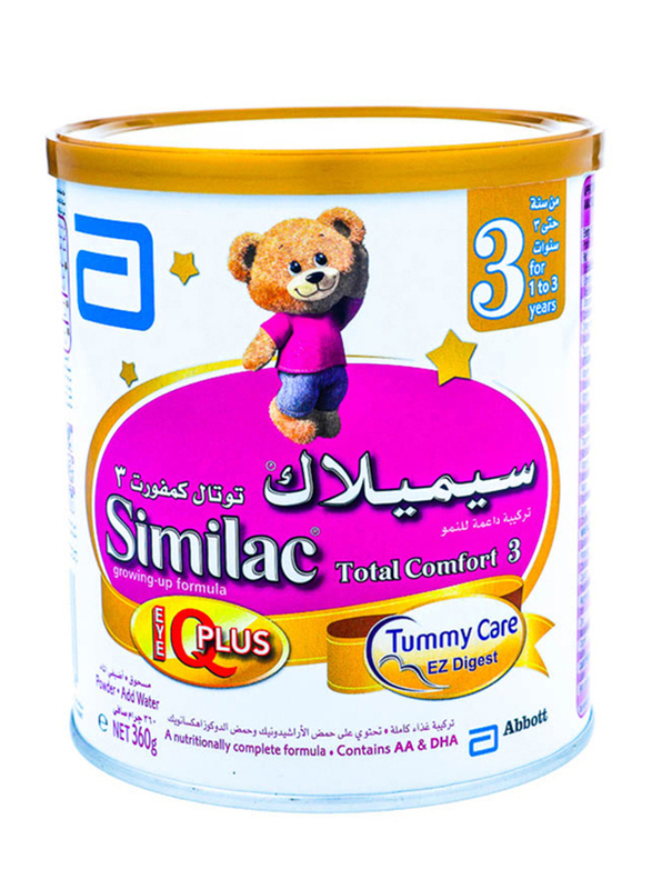 

Similac Total Comfort 3 Growing Up Formula Milk, 1-3 Years, 360g