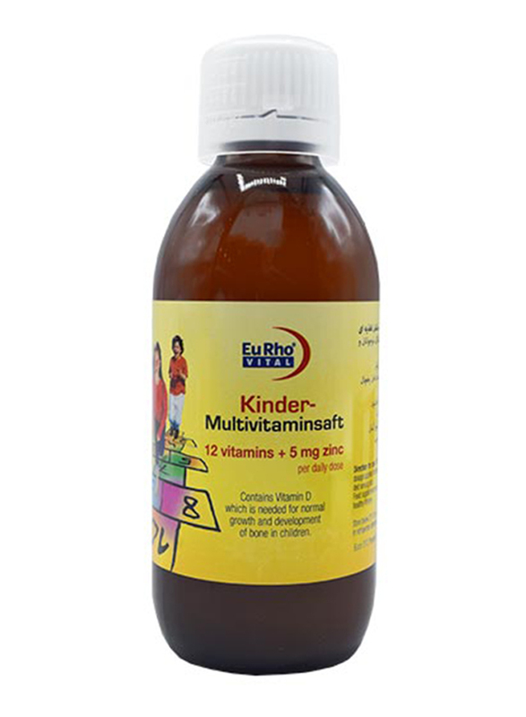 

Eurho Kinder Multivitamin Eurovital Syrup, 200ml