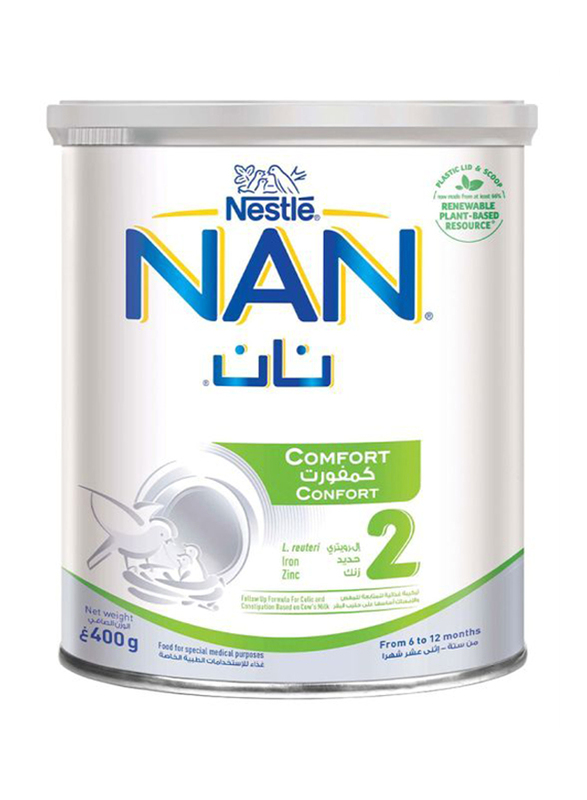 

Nestle Nan Comfort 2 Milk Formula, 6-12 Months, 400g