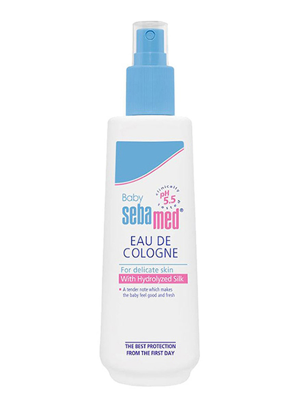 

Sebamed 250ml Baby Eau De Cologne with Hydrolyzed Silk, White