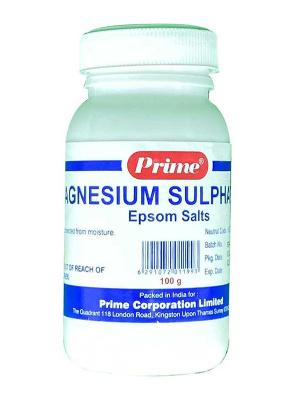 

Prime Magnesium Sulphate Epsom Salt, 100gm