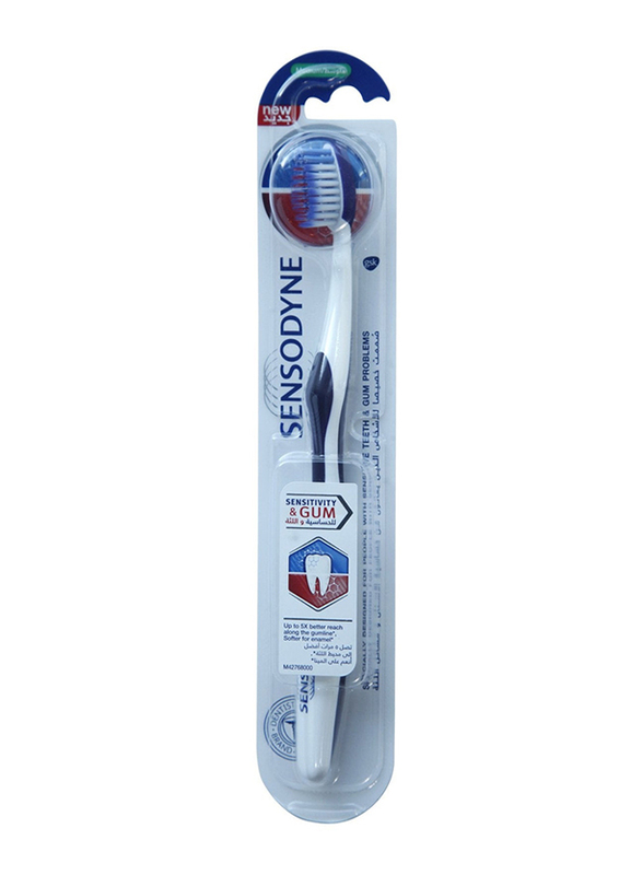 

Sensodyne Sensitivity & Gum Toothbrush, 1 Piece, White/Blue
