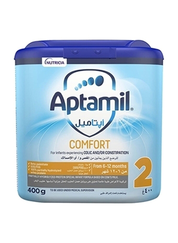 

Aptamil Comfort 2 Follow On Digestive Formula Milk, 6-12 Month, 400g