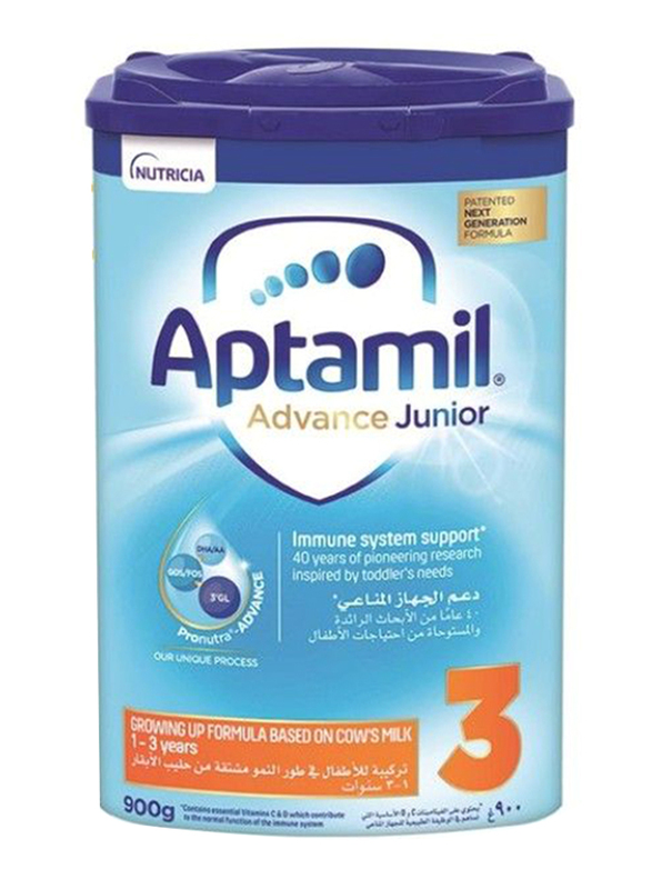 

Aptamil Advance Junior 3 Infant Formula Milk, 1-3 Years, 900g