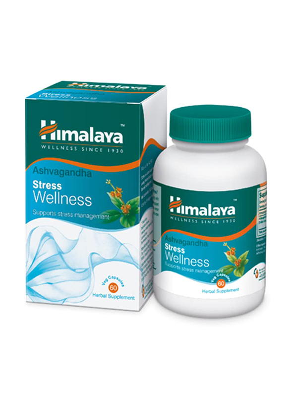 

Himalaya Ashvagandha Herbal Supplements, 60 Capsules