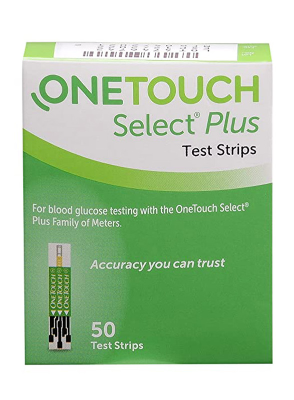 

One Touch Select Plus Test Strips, 50 Pieces, Green