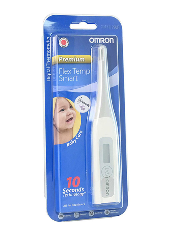 

Omron Premium Flex Temp Smart Digital Thermometer, White