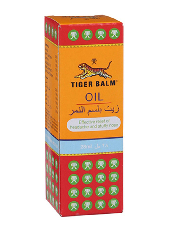 

Tiger Headache and Stuffy Nose Relief Balm Oil, Orange, 15ml