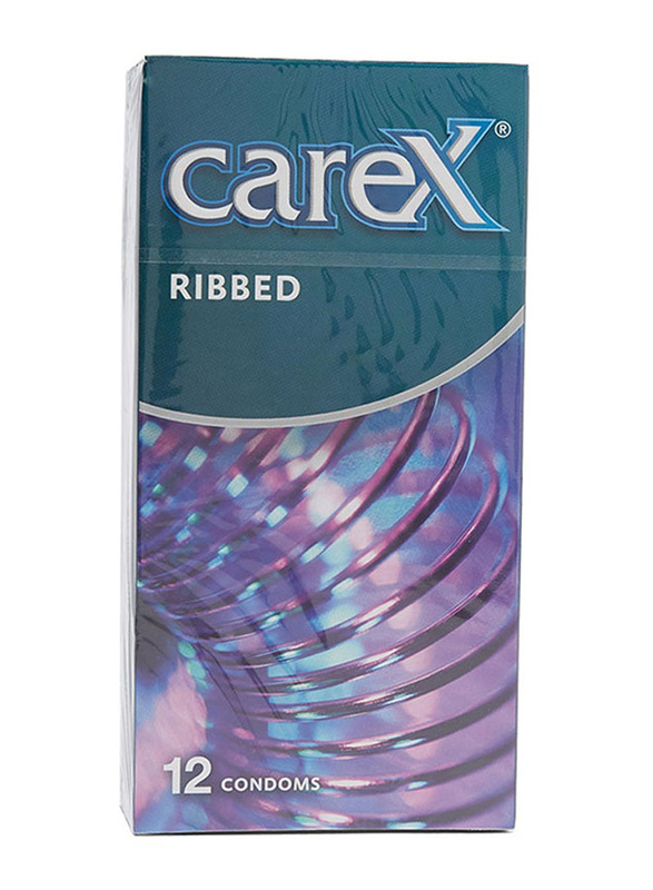 

Carex Ribbed Condoms, 12 Pieces