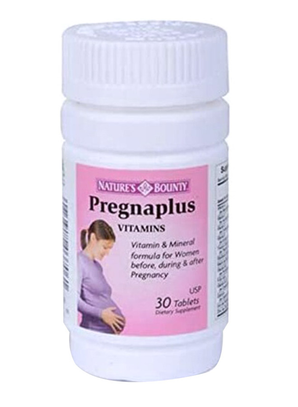 

Nature’s Bounty Pregnaplus Dietary Supplement, 30 Tablets