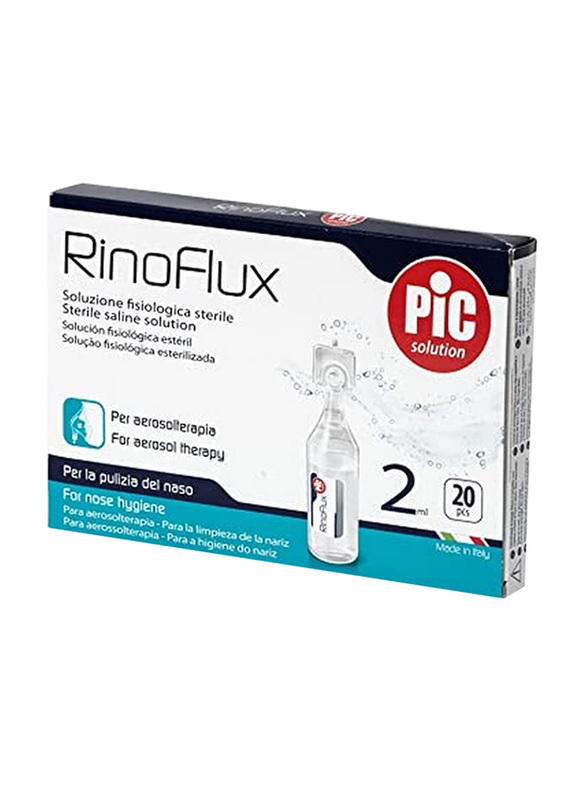 

Pic Rinoflux Saline Solution, 20 x 2ml