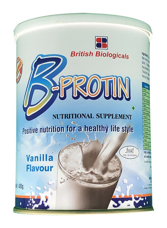 

British Biologicals B-Protin Vanilla Milk Powder, 400g