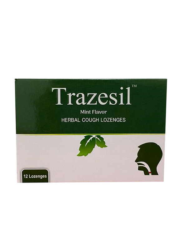 

Trazesil Razesil Herbal Mint Flavour Cough Tablets, 12 Lozenges