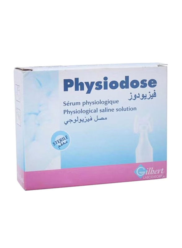 

Gilbert Physiodose Serum Physiological Saline Solution, 12 x 5ml