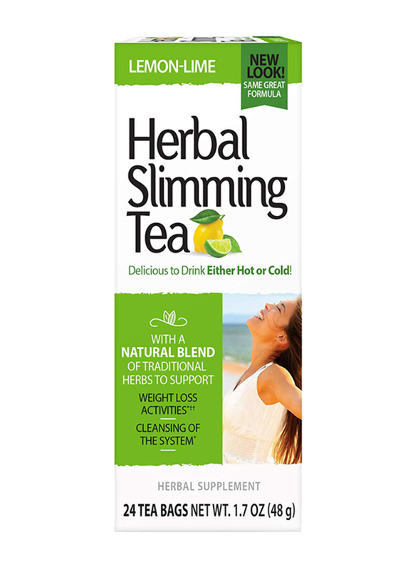 

21st Century Herbal Slimming Lemon-Lime Tea, 24 Tea Bags