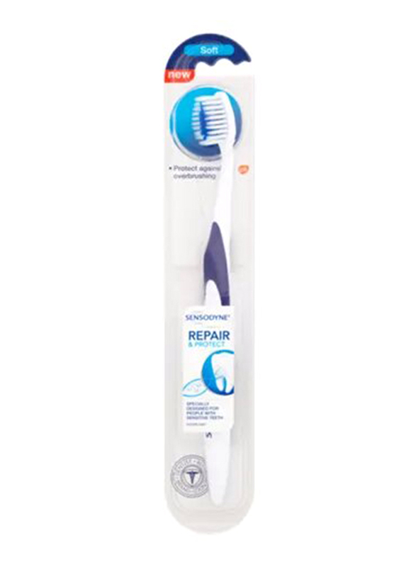 

Sensodyne Repair & Protect Toothbrush, 1 Piece, White/Blue