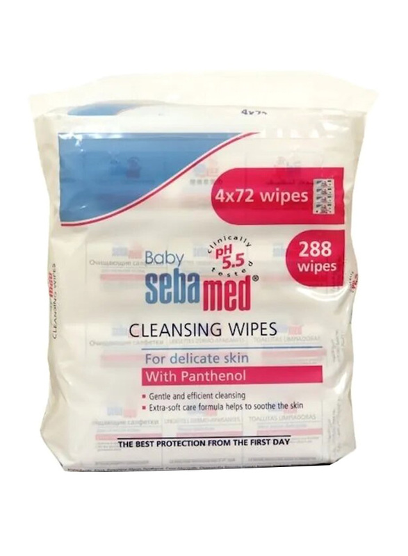 

Sebamed 288-Wipes Baby Cleansing Wipes, White