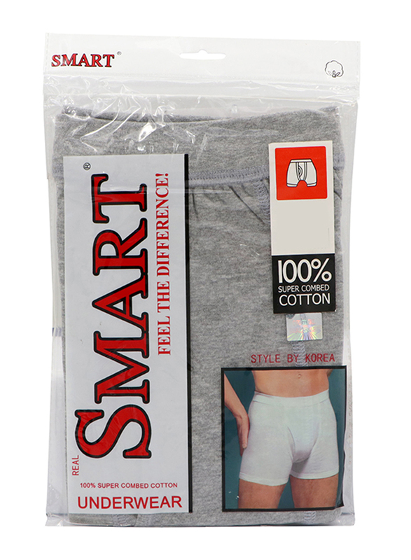 Real Smart 6-Piece Boxer Briefs Trunk Underwear Set for Men, Double Extra Large, Multicolour