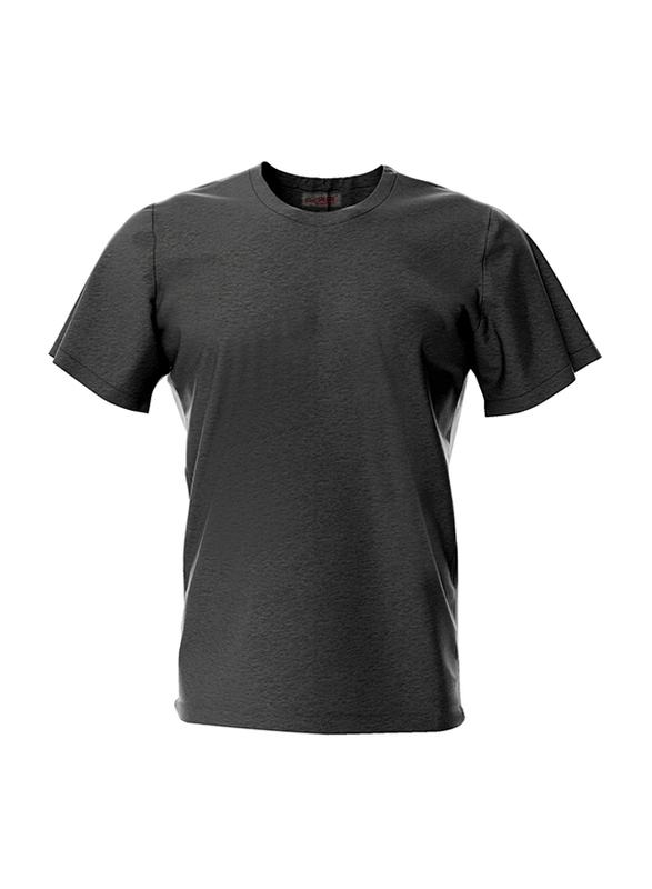 Real Smart 6-Piece Short Sleeve Round Neck Undershirt T-Shirt Set for Men, Triple Extra Large, Multicolour