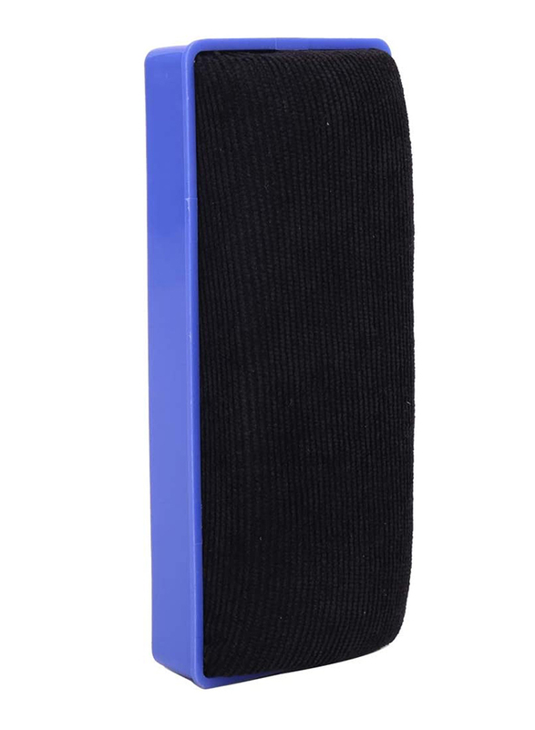Deli Magnetic Whiteboard Eraser, Blue/Black