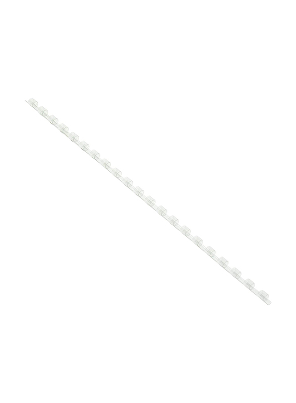 

FIS 6mm Plastic Binding Rings, 100 Pieces, Clear