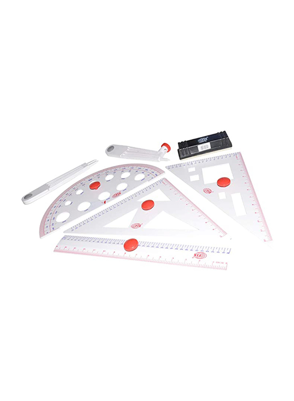 

FIS 7-Piece Geometry Set, Black
