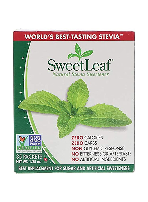 

SweetLeaf Wisdom Natural Stevia Sweetener, 35 Packets