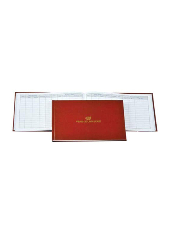 

FIS Vehicle Log Book, Red