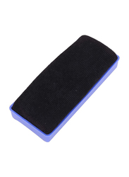 Deli Magnetic Whiteboard Eraser, Blue/Black