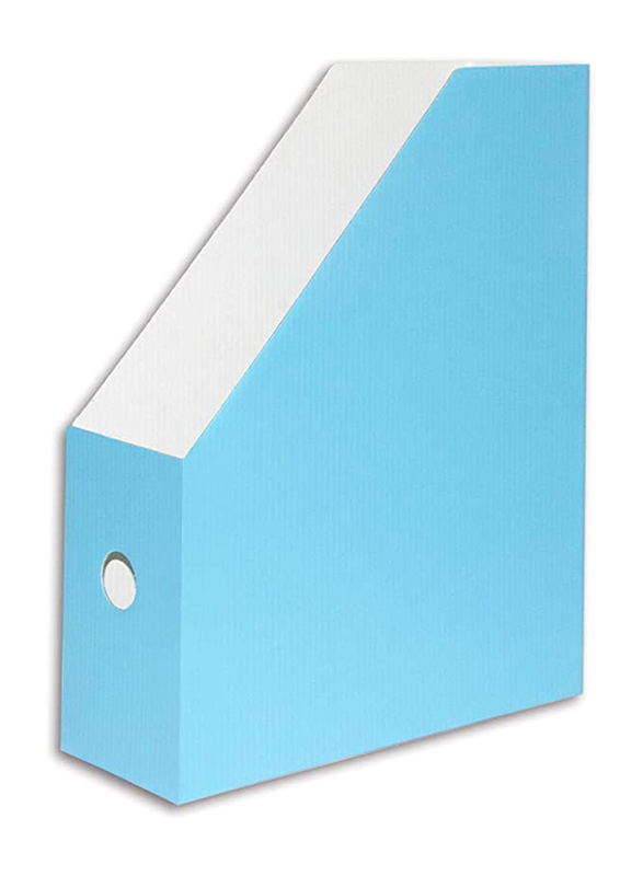 

FIS Cardboard A4 Magazine Holder, 90mm Spine, FSOTMA4BL, Blue