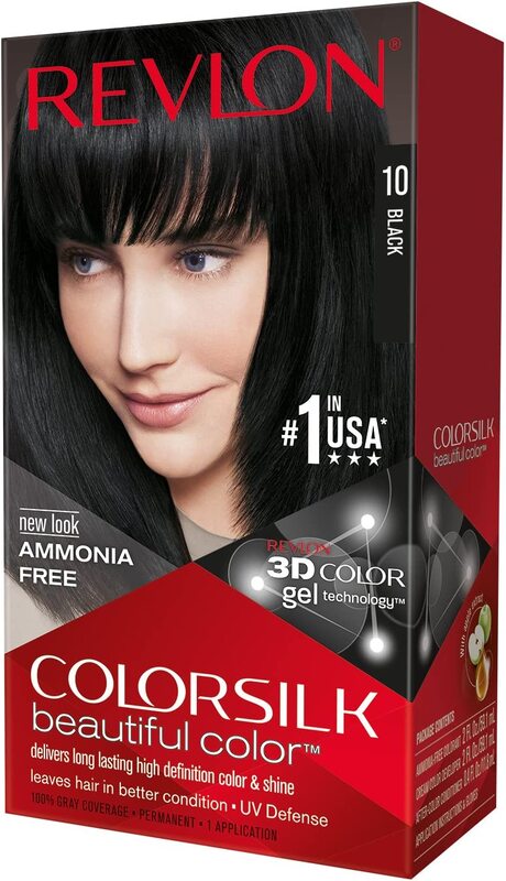 

Revlon Beautiful Color Colorsilk Tinte, One Size, #10 Black