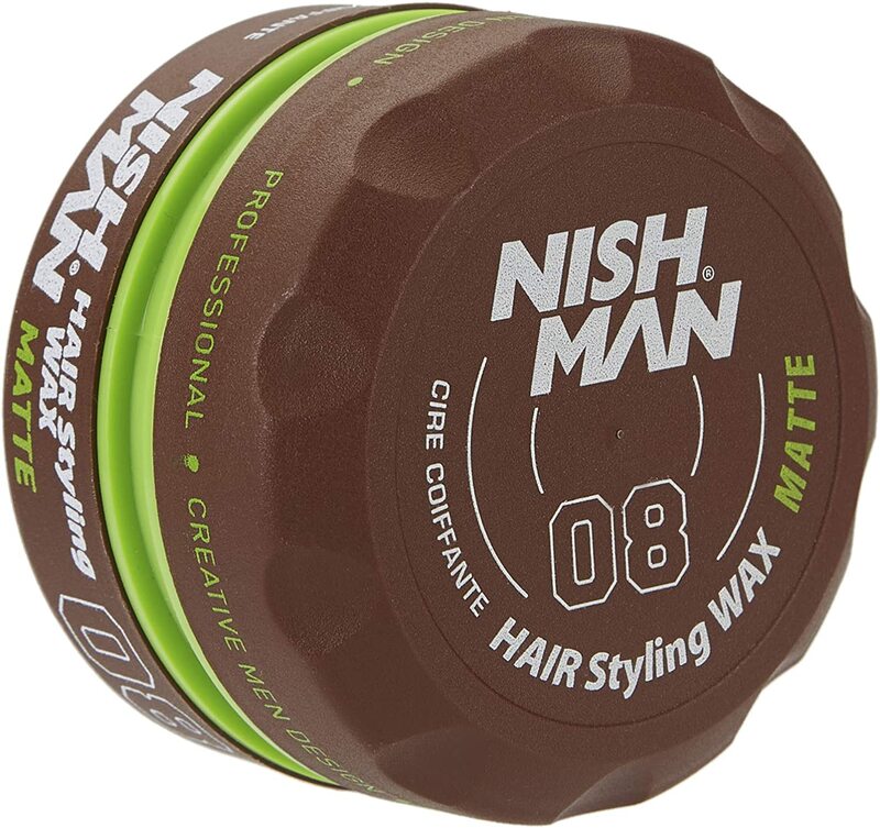 

Nish Man Matte 08 Hair Styling Wax, 150ml